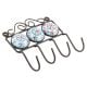 Turquoise Round Floral Tiles Hooks Online